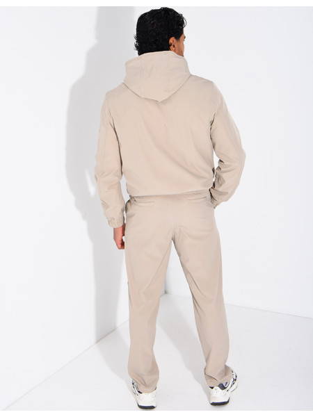 Ensemble en tissu imperméable pantalon et veste à capuche