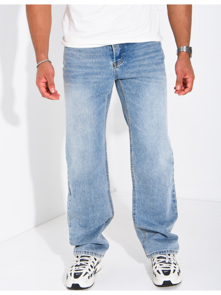 Straight-leg jeans