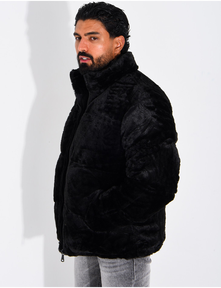 Doudoune peluche