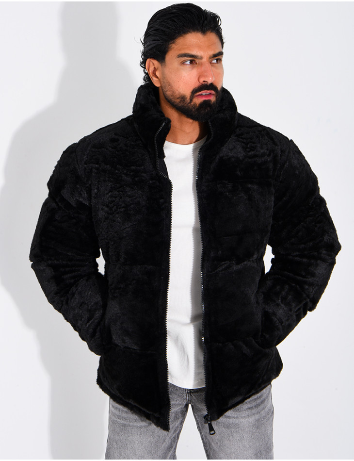 Doudoune peluche