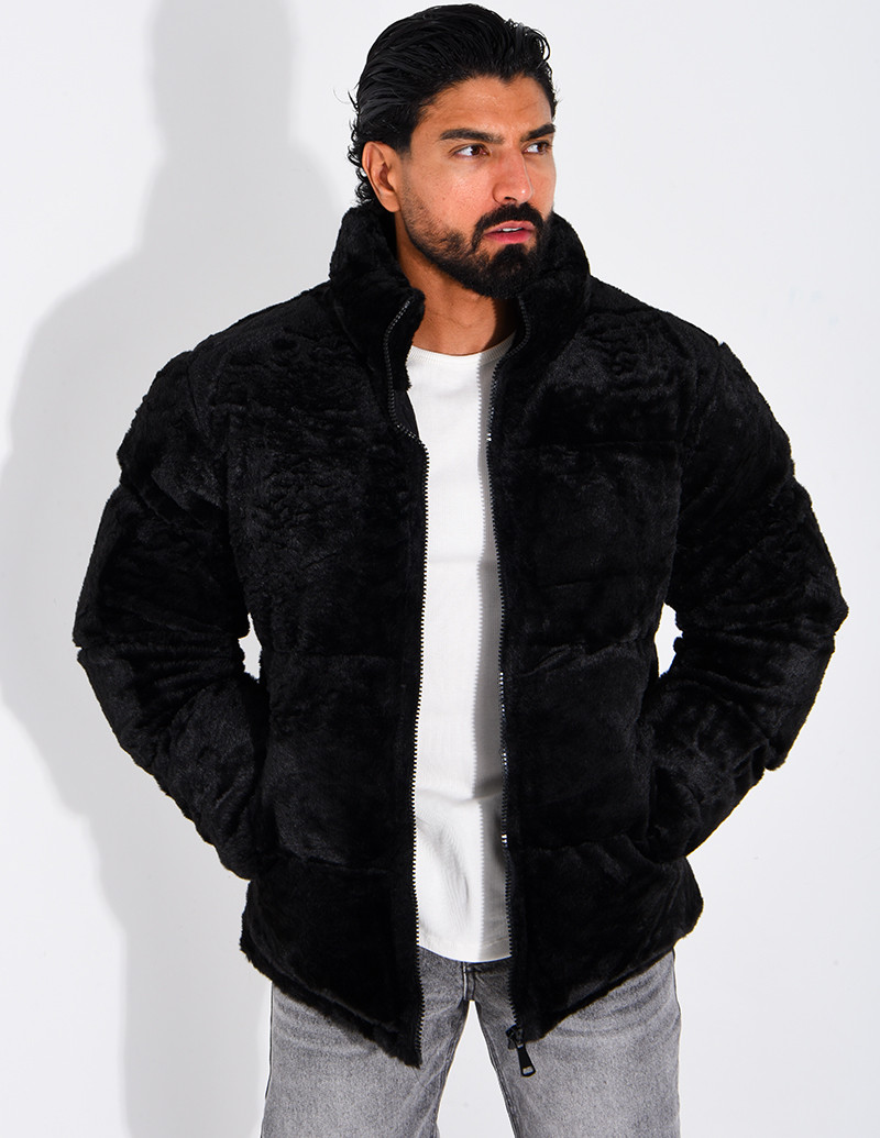 Doudoune peluche