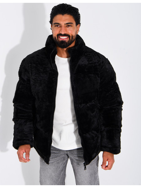 Doudoune peluche