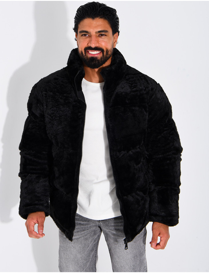Doudoune peluche