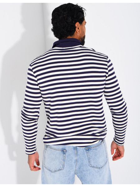 Polo à rayures