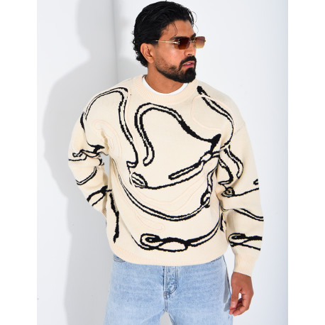 Pull à motifs