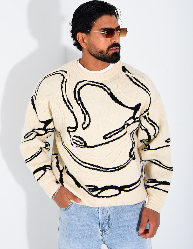 Pull à motifs