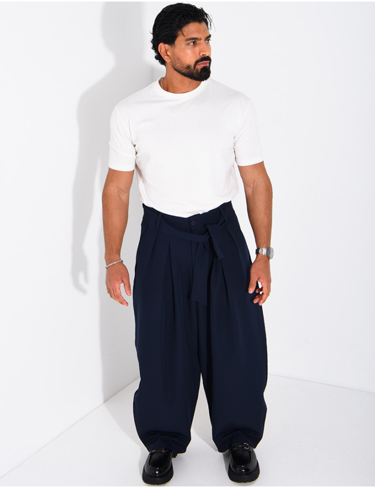 Pantalon ballon à ceinture