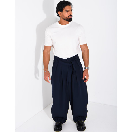 Pantalon ballon à ceinture