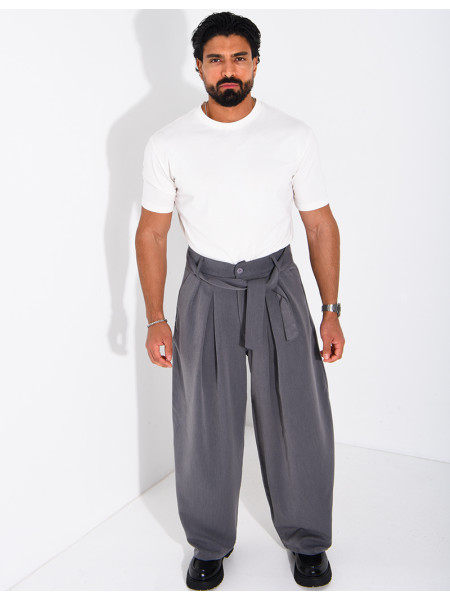 Pantalon ballon à ceinture