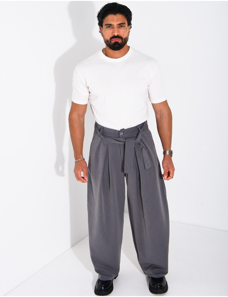 Pantalon ballon à ceinture