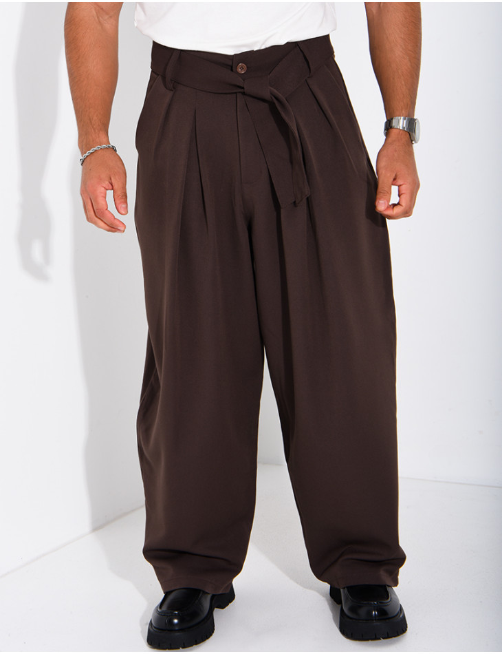 Pantalon ballon à ceinture