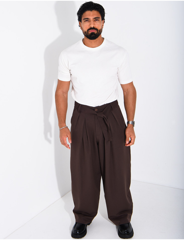 Pantalon ballon à ceinture