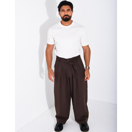 Pantalon ballon à ceinture