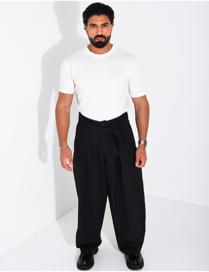 Pantalon ballon à ceinture