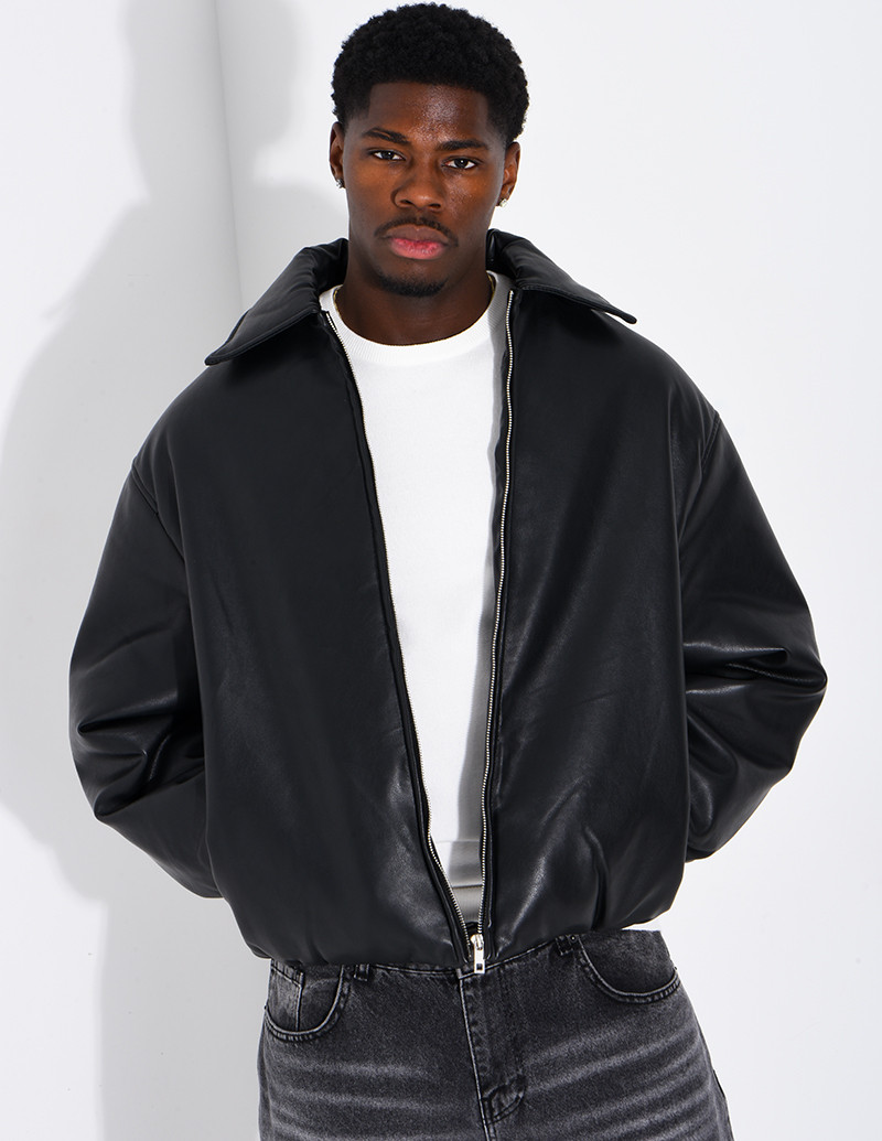Weite Herren-Bomberjacke