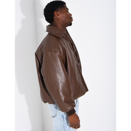 Weite Herren-Bomberjacke
