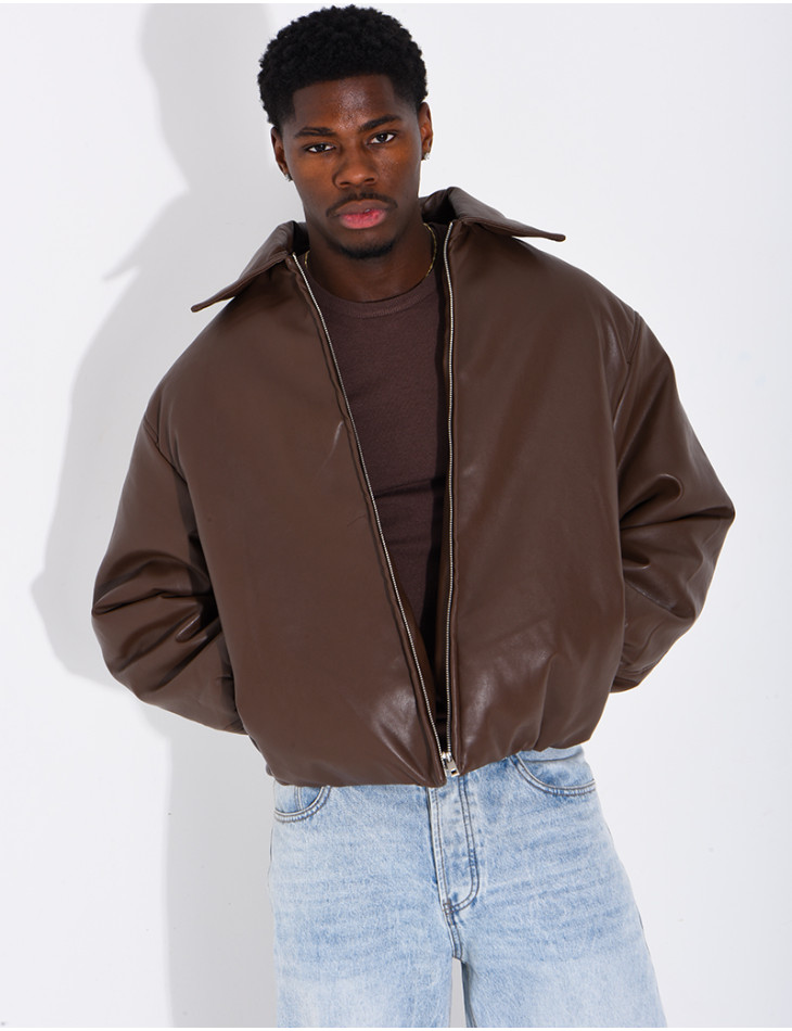 Weite Herren-Bomberjacke