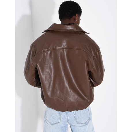 Weite Herren-Bomberjacke
