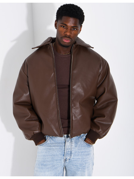 Weite Herren-Bomberjacke