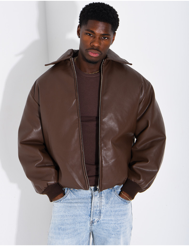 Weite Herren-Bomberjacke