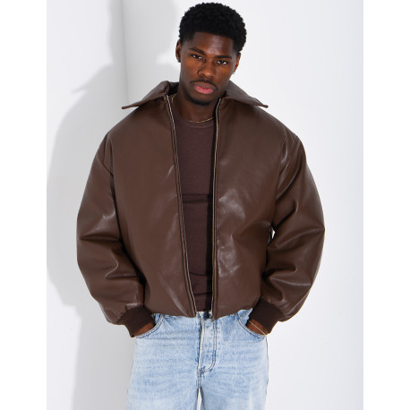 Weite Herren-Bomberjacke