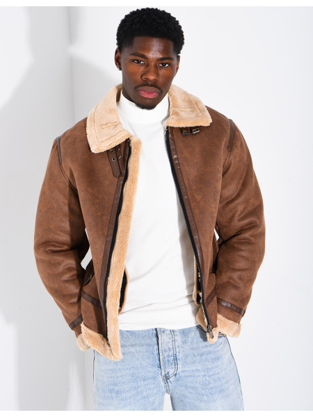 Veste fourrée